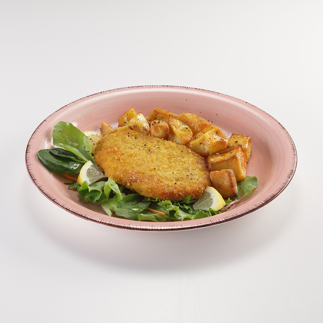 Cotoletta Di Pollo Con Patate